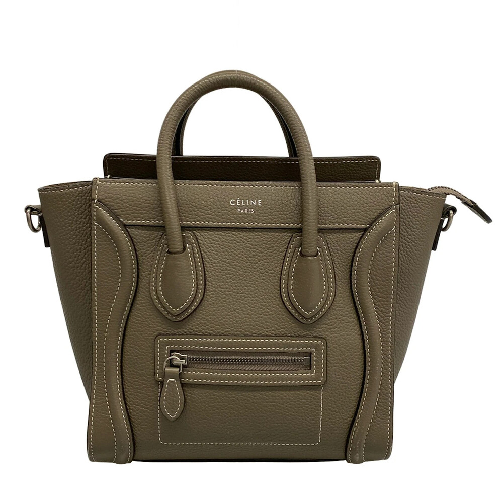 Celine Luggage Nano Shopper Gray #343562C18B